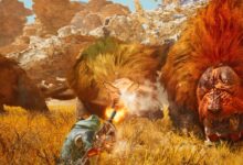 Monster Hunter Wilds Player Fighting