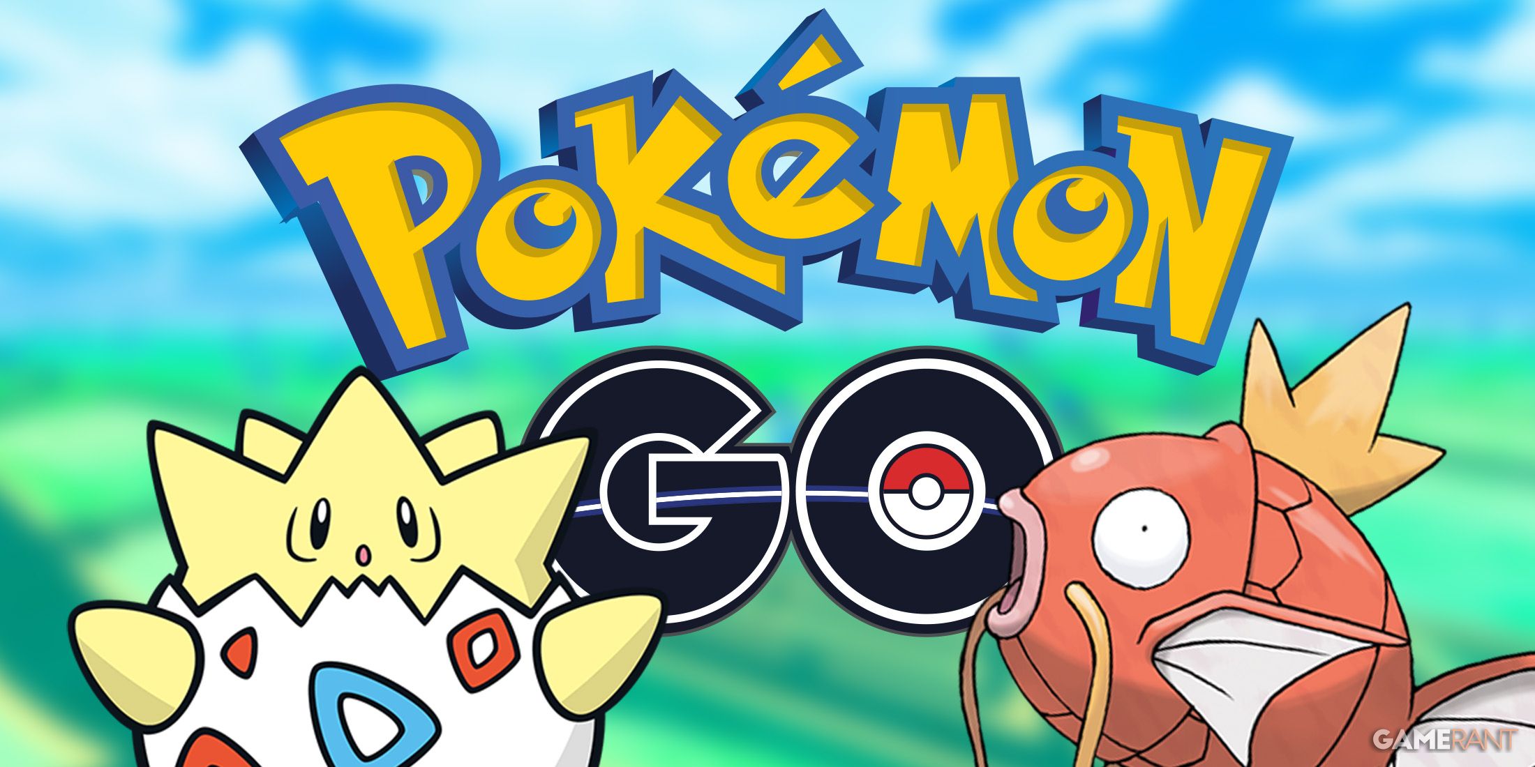 Niantic'ten Pokemon GO Açıklaması: Müdahaleci Reklamlar Gelmeyecek! Togeti And Magikarp Looking Concerned In Front Of Pokemon Go Logo 2X1 Composite