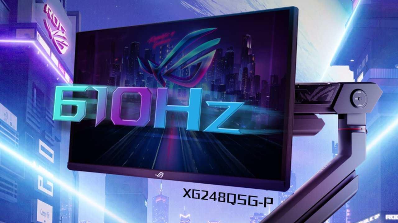 ASUS'tan E-spor İçin 610 Hz Yenileme Hızına Sahip Yeni Monitörler!