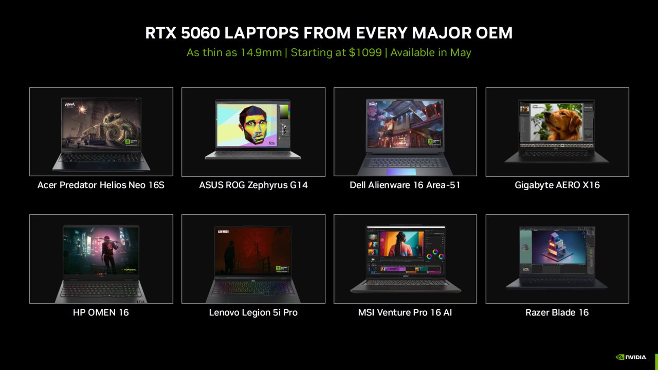 NVIDIA GeForce RTX 5060: 1080p Oyunlarda Yüksek Performans Sunuyor!