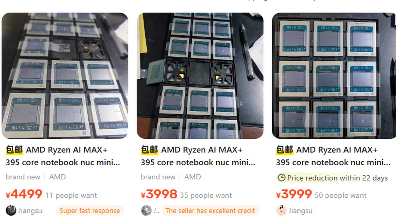 AMD'nin Ryzen AI MAX+ Strix Halo APÜ'leri Artık Satışta!