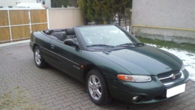 Chrysler Stratus Cabrio (JX) 2.0 LE (131 Hp) teknik özellikler ve yakıt tüketimi
