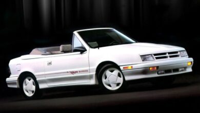 Dodge Shadow Convertible 2.5 i (102 Hp) teknik özellikler ve yakıt tüketimi
