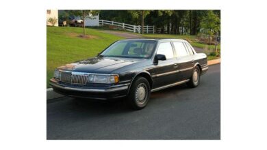 "Lincoln Continental VII 3.8 (160 Hp) teknik özellikler ve yakıt tüketimi