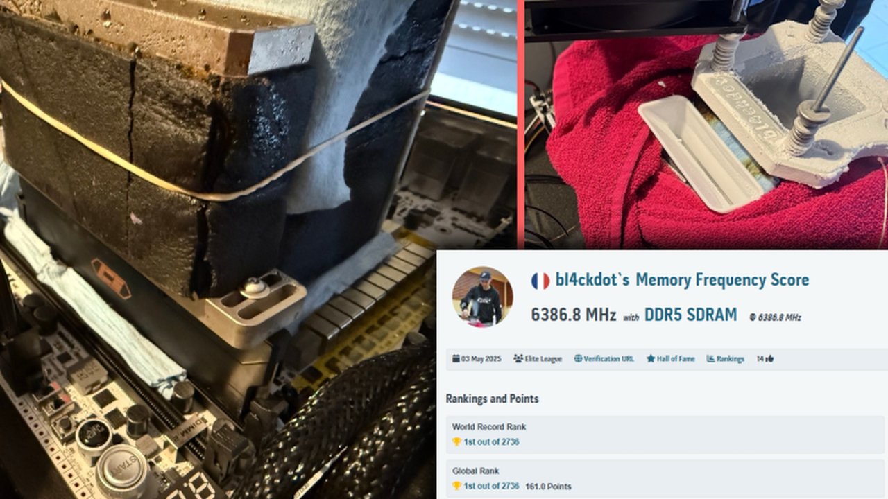 Overclock Uzmanı Bl4ckdot, DDR5 Frekansında Dünya Rekoru Kırdı!