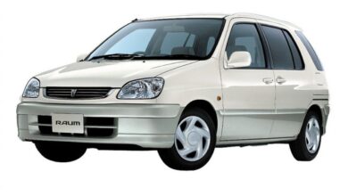 "Toyota Raum 1.5 i (109 Hp) teknik özellikler ve yakıt tüketimi