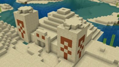 Minecraft'ta Çöl Temalı Etkileyici Kasaba Tasarımı