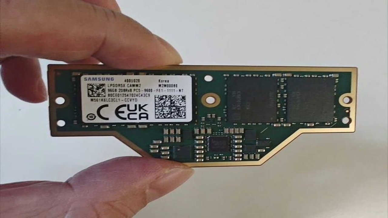 Samsung LPCAMM2 LPDDR5X 96 GB ve 9600 MT/s özellikleri paylaşıldı